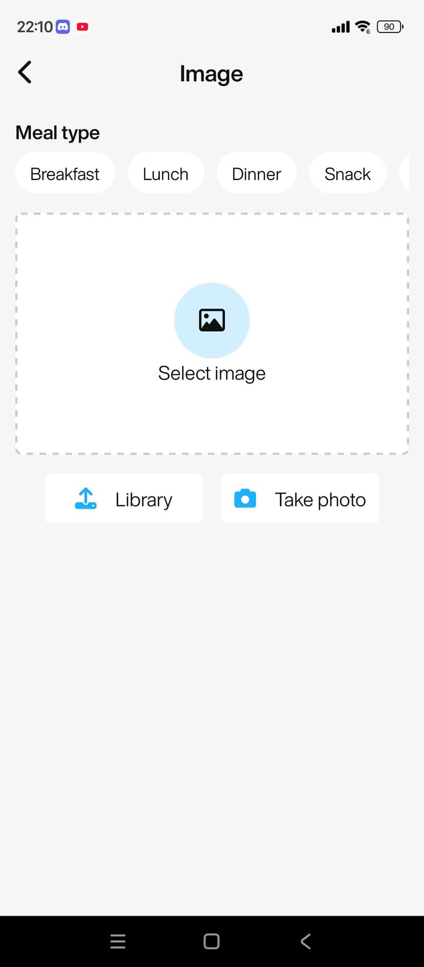 Upload Food